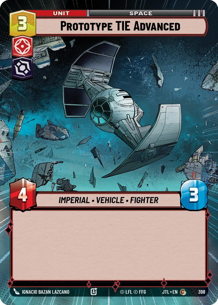 Prototype TIE Advanced (Hyperspace) (398) (JTL)