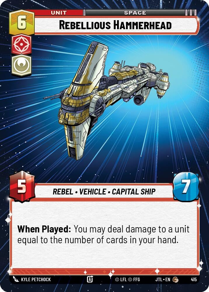 Rebellious Hammerhead (Hyperspace) (415) (JTL)