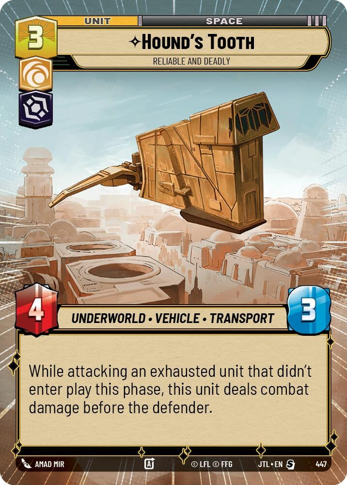 Hound's Tooth - Reliable and Deadly (Hyperspace) (447) (JTL)
