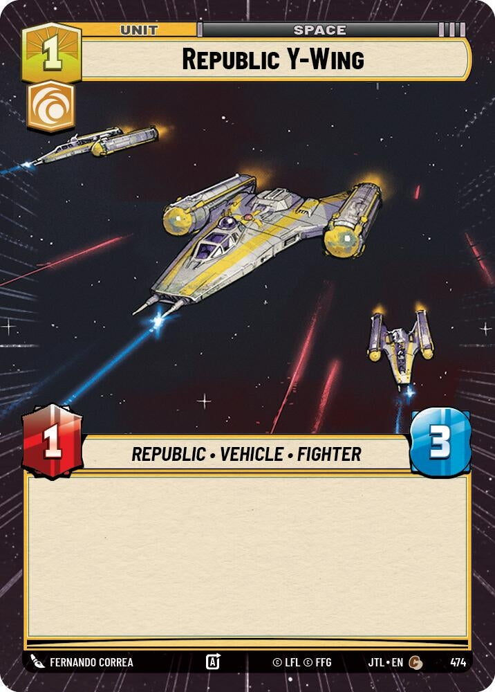 Republic Y-Wing (Hyperspace) (474) (JTL)
