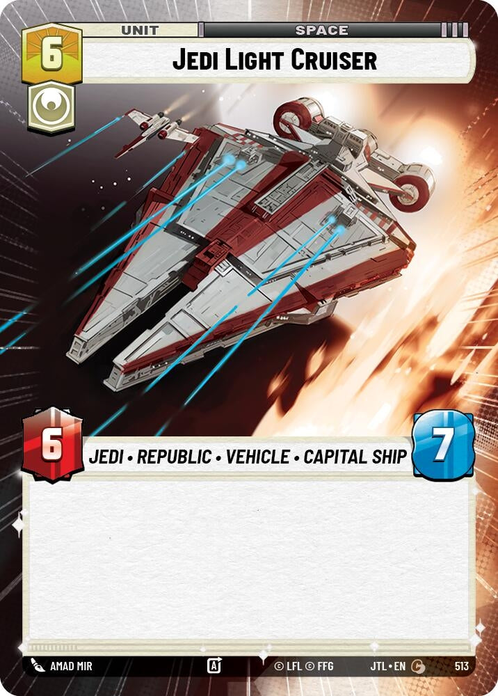 Jedi Light Cruiser (Hyperspace) (513) (JTL)