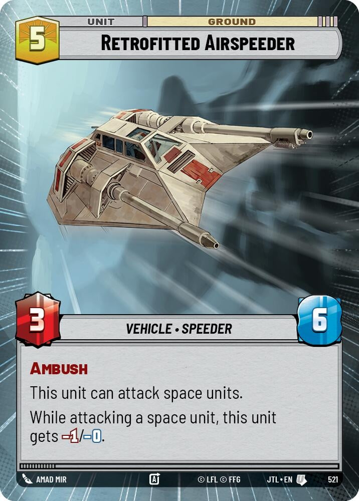 Retrofitted Airspeeder (Hyperspace) (521) (JTL)