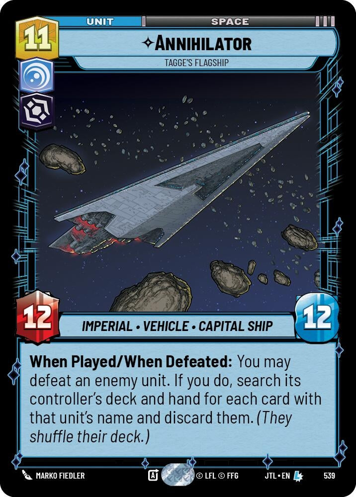 Annihilator - Tagge's Flagship (Foil) (539) (JTL)