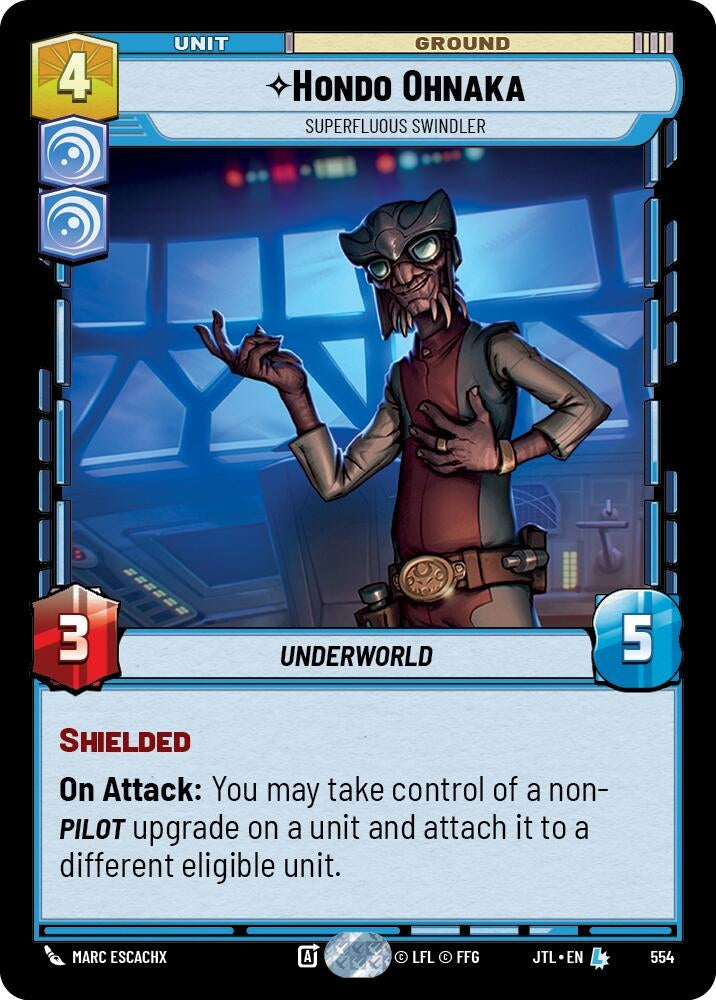 Hondo Ohnaka - Superfluous Swindler (Foil) (554) (JTL)