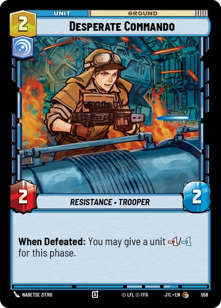 Desperate Commando (Foil) (558) (JTL)