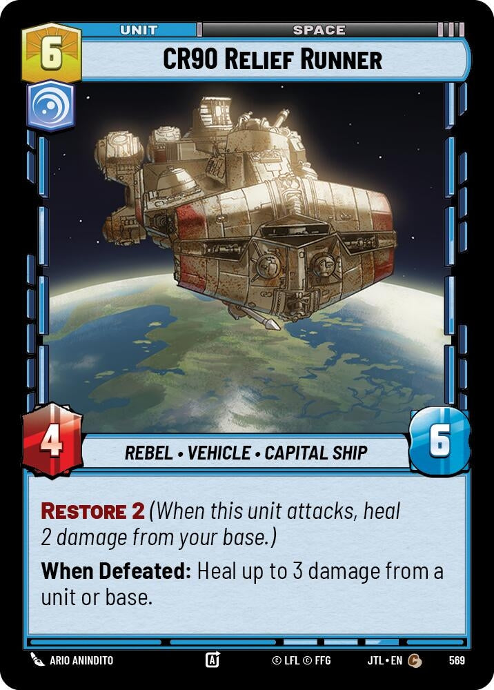 CR90 Relief Runner (Foil) (569) (JTL)