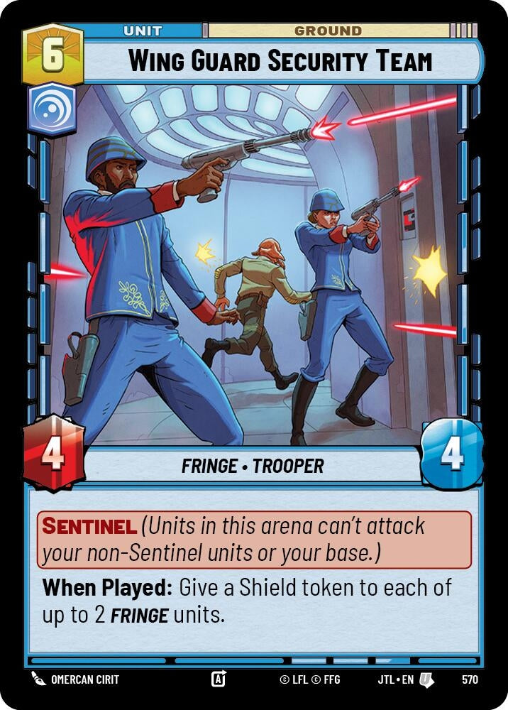 Wing Guard Security Team (Foil) (570) (JTL)