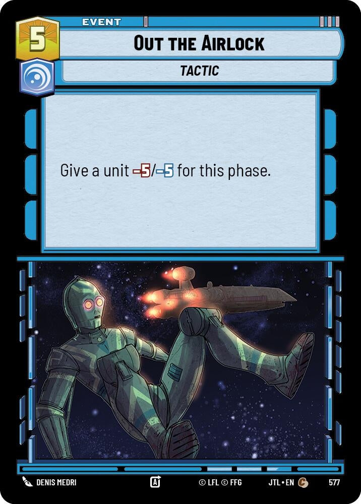 Out the Airlock (Foil) (577) (JTL)
