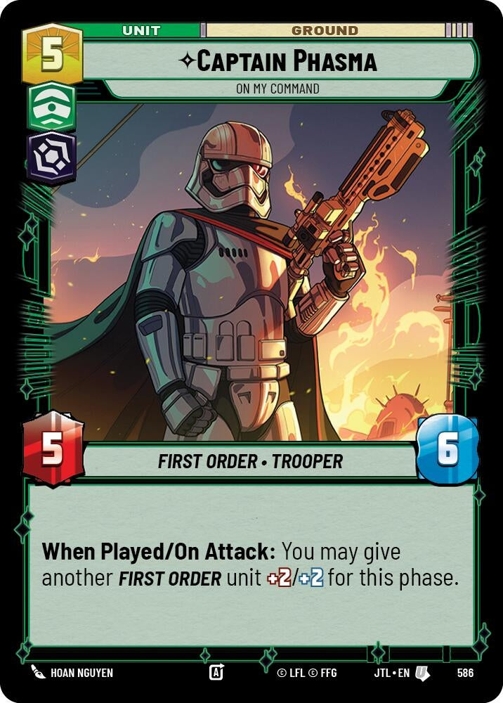 Captain Phasma - On My Command (Foil) (586) (JTL)