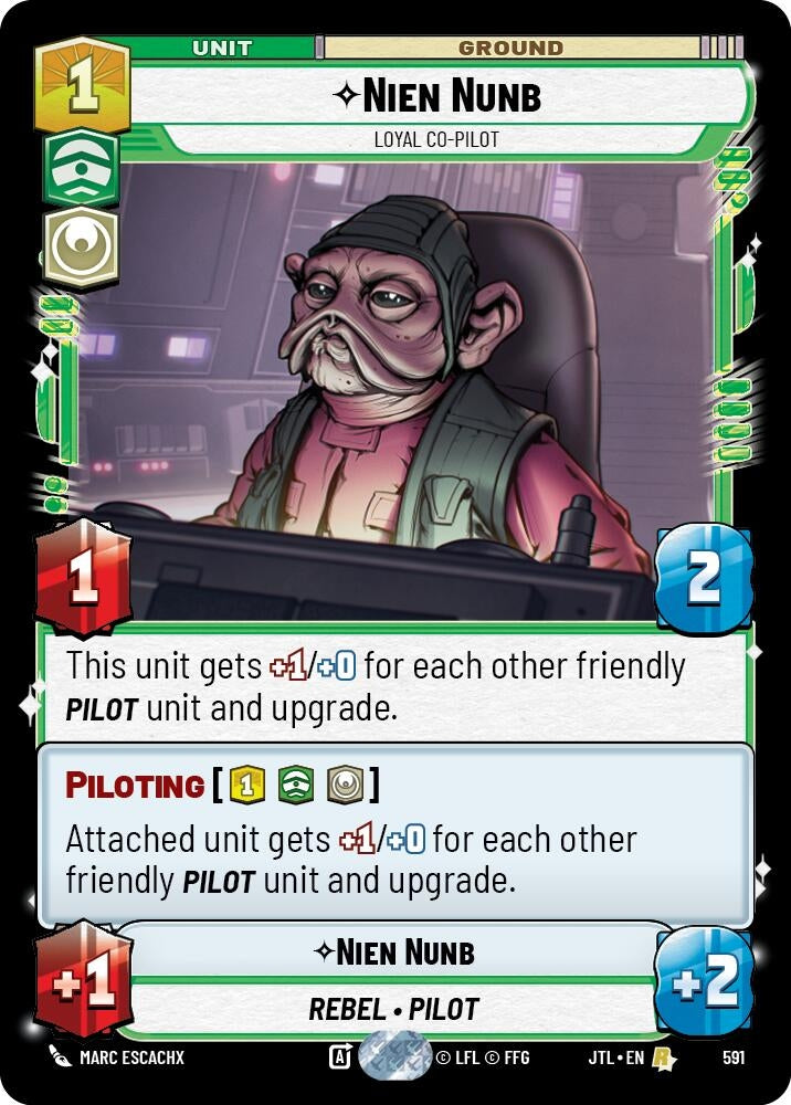 Nien Nunb - Loyal Co-Pilot (Foil) (591) (JTL)
