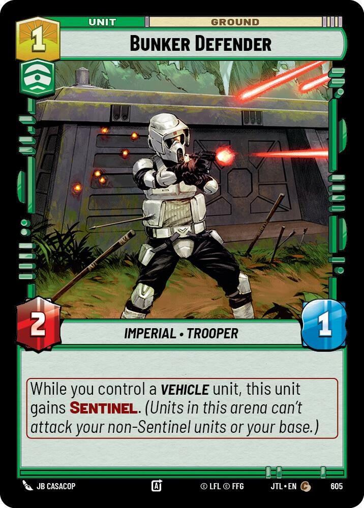 Bunker Defender (Foil) (605) (JTL)