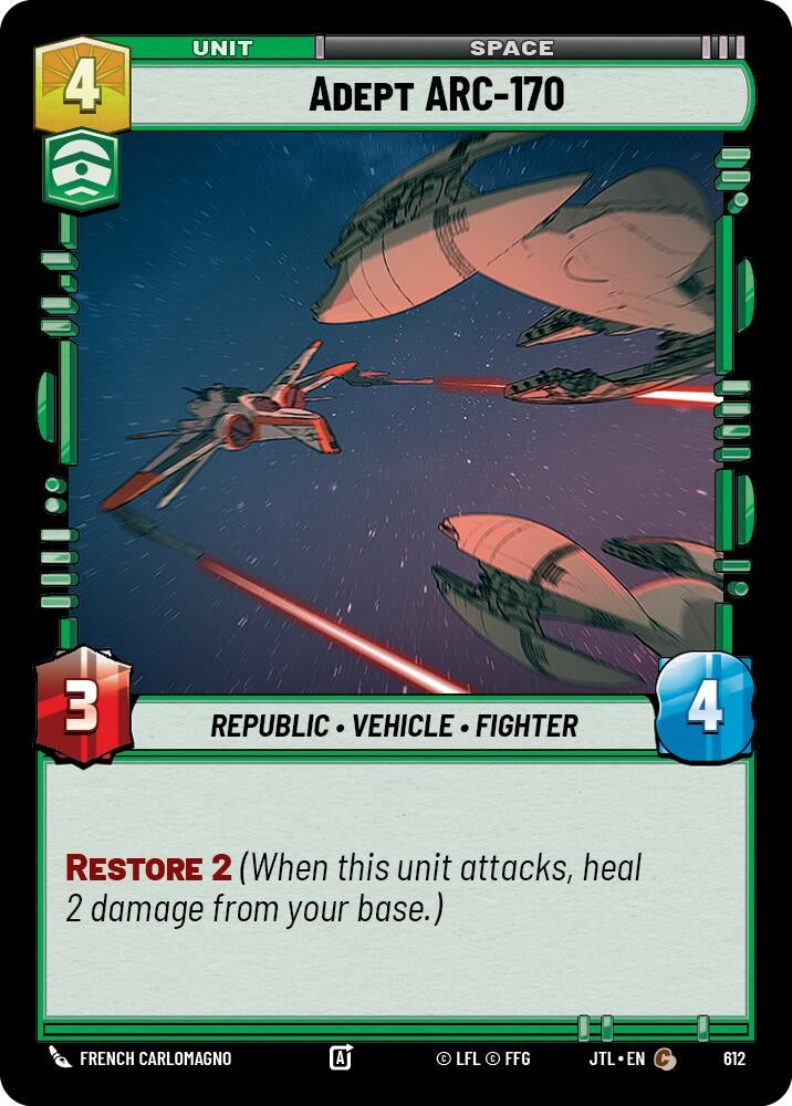 Adept ARC-170 (Foil) (612) (JTL)