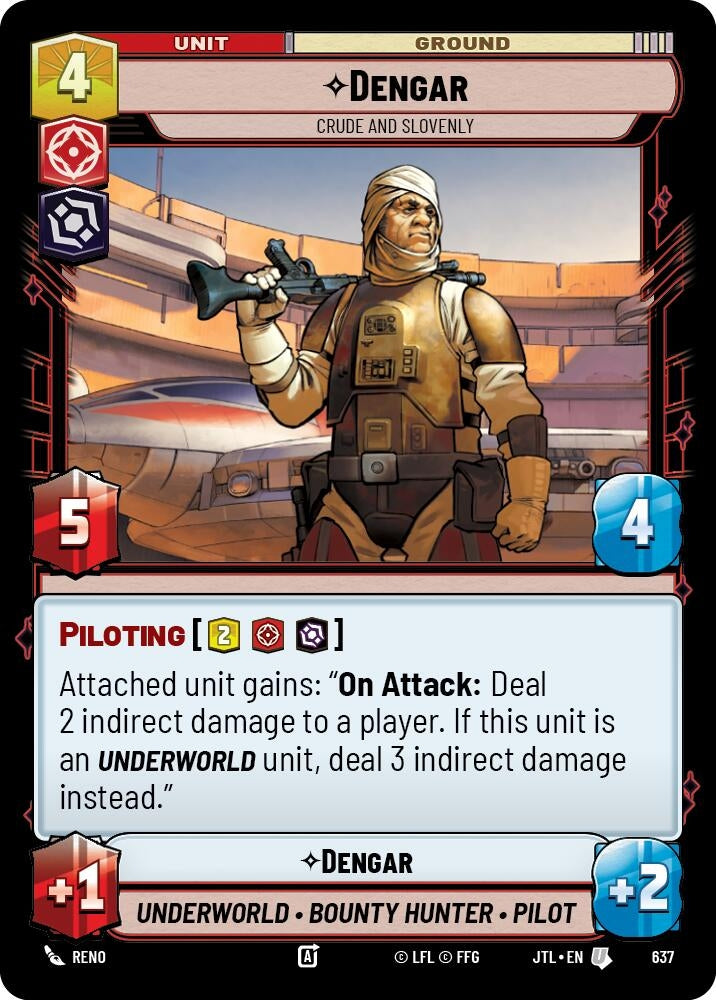 Dengar - Crude and Slovenly (Foil) (637) (JTL)