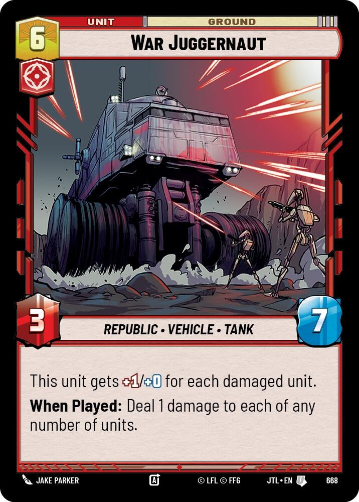 War Juggernaut (Foil) (668) (JTL)