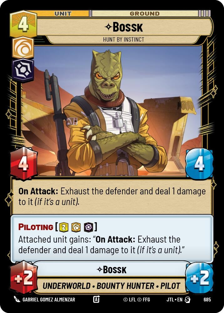 Bossk - Hunt By Instinct (Foil) (685) (JTL)