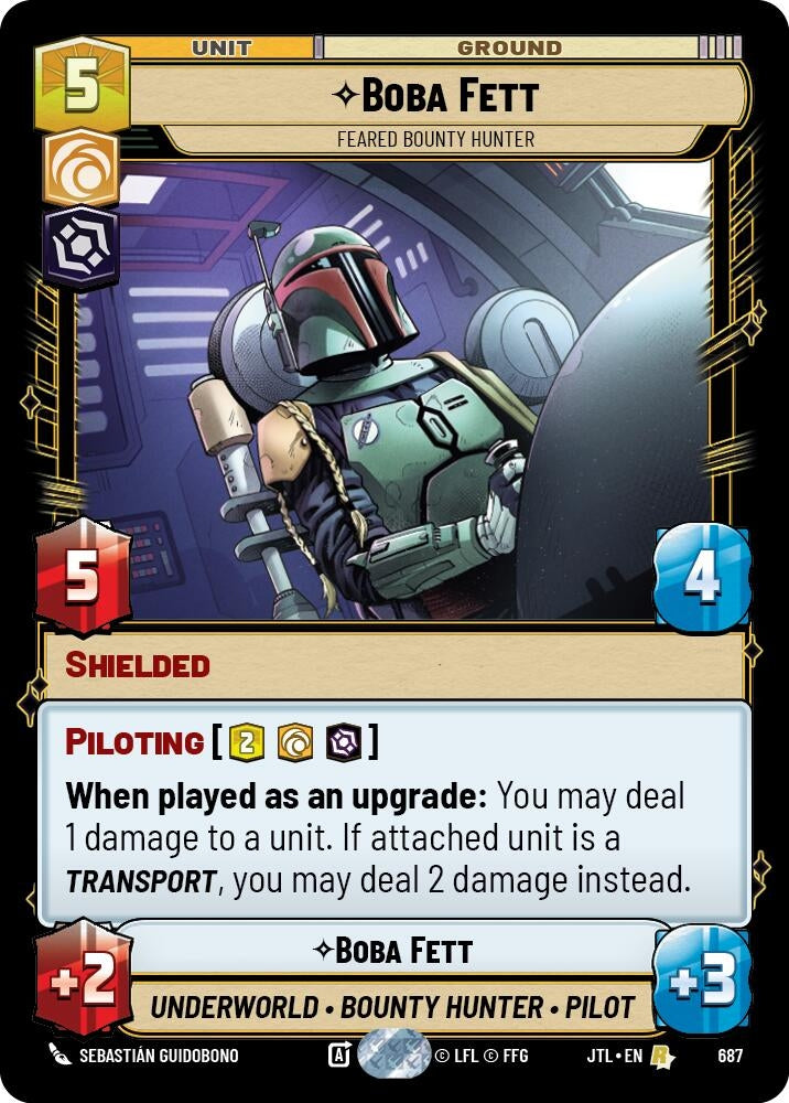 Boba Fett - Feared Bounty Hunter (Foil) (687) (JTL)