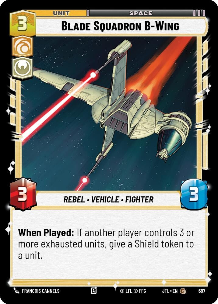 Blade Squadron B-Wing (Foil) (697) (JTL)