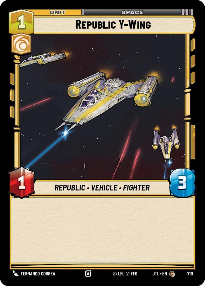 Republic Y-Wing (Foil) (710) (JTL)