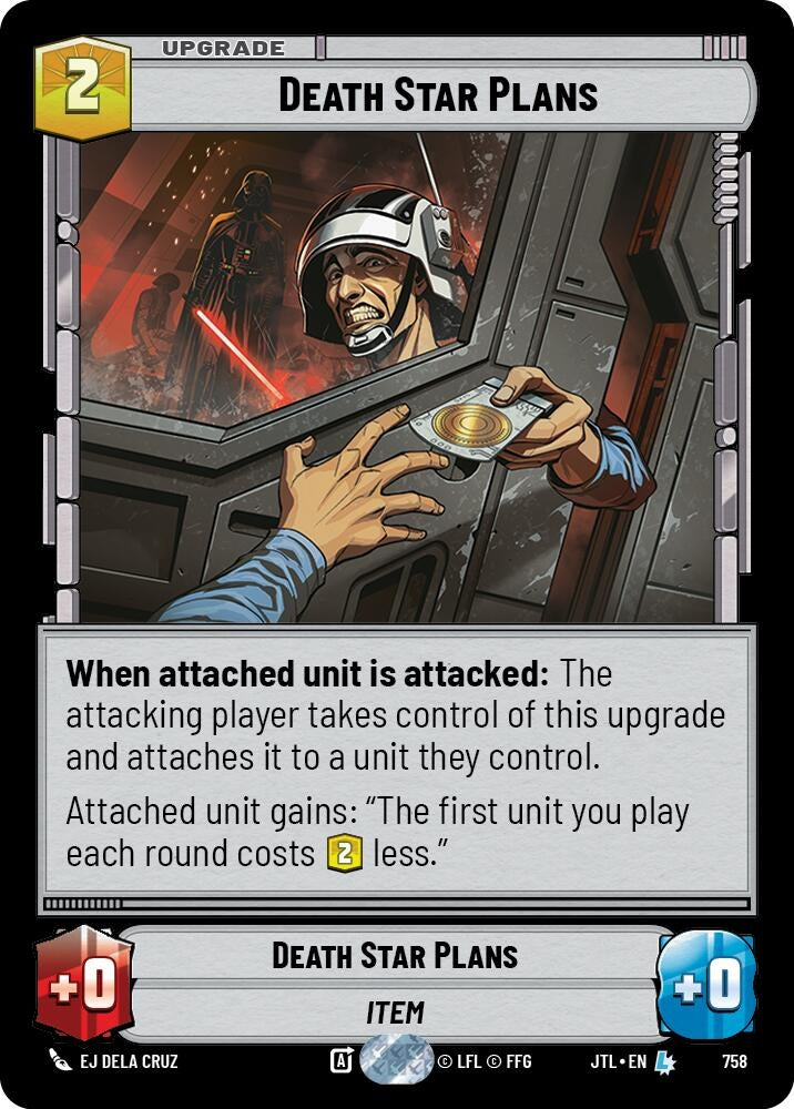 Death Star Plans (Foil) (758) (JTL)