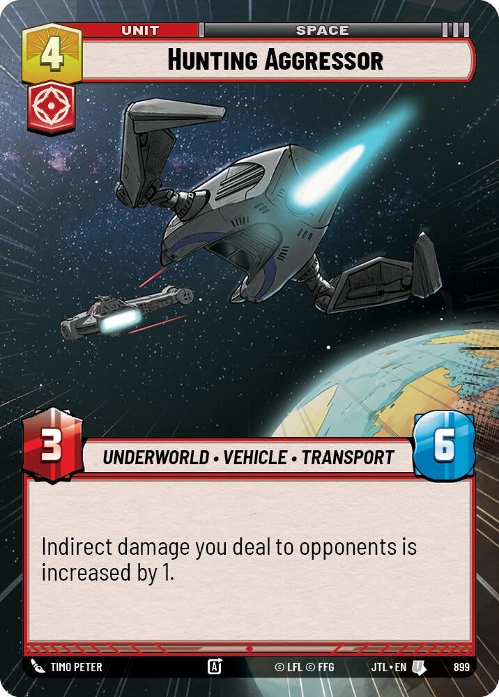 Hunting Aggressor (Hyperspace Foil) (899) (JTL)
