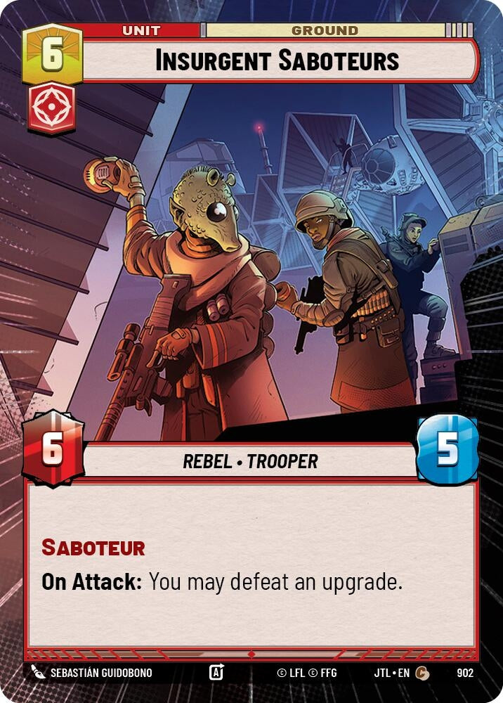 Insurgent Saboteurs (Hyperspace Foil) (902) (JTL)