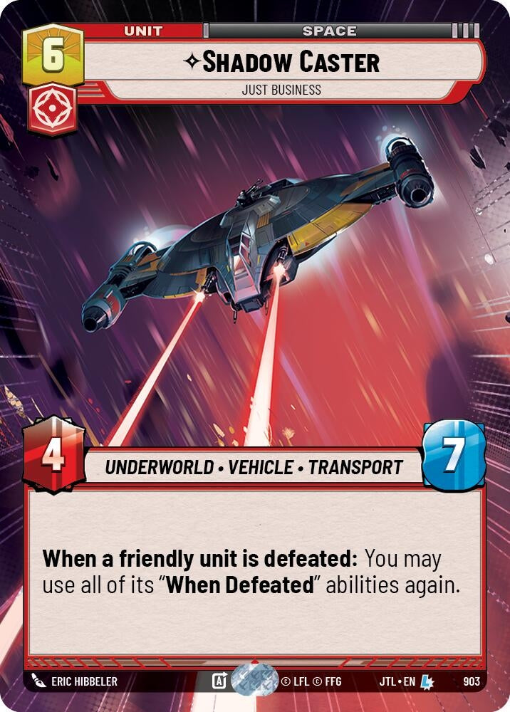 Shadow Caster - Just Business (Hyperspace Foil) (903) (JTL)