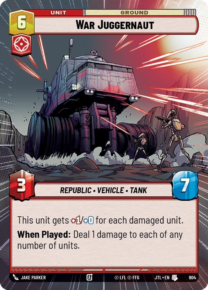 War Juggernaut (Hyperspace Foil) (904) (JTL)