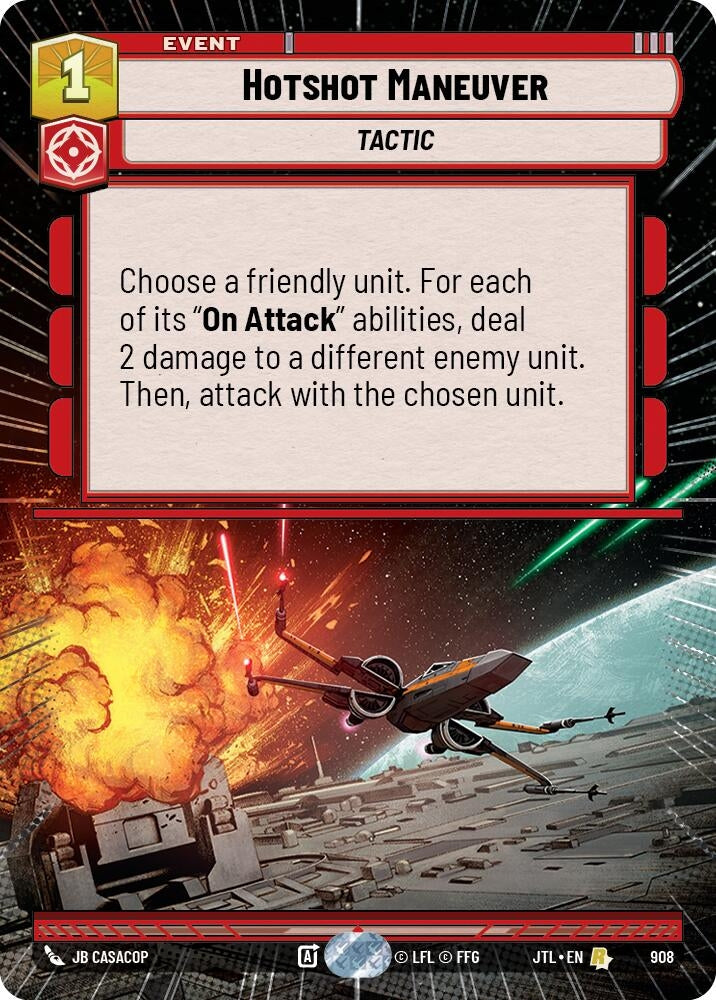 Hotshot Maneuver (Hyperspace Foil) (908) (JTL)