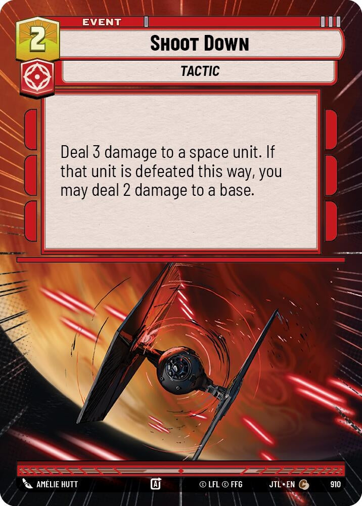 Shoot Down (Hyperspace Foil) (910) (JTL)