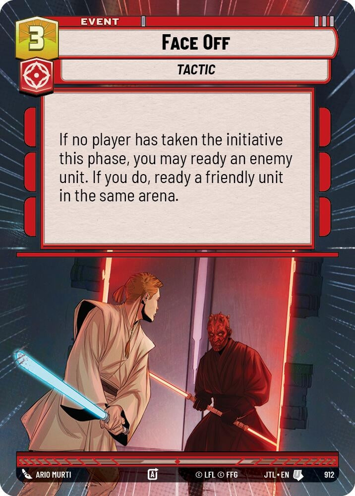 Face Off (Hyperspace Foil) (912) (JTL)