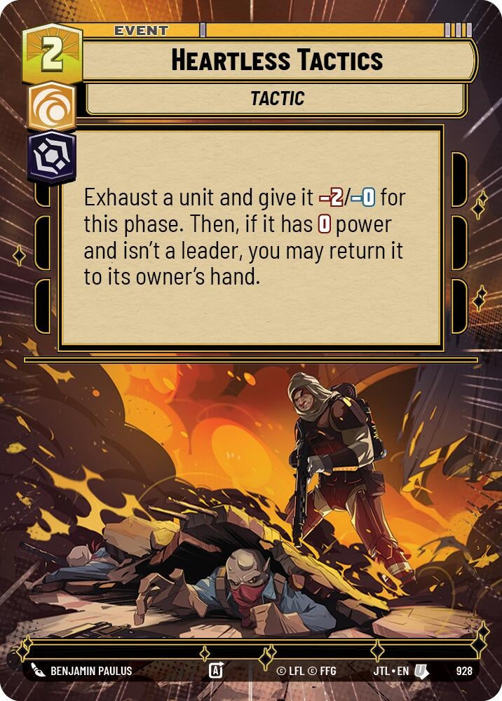 Heartless Tactics (Hyperspace Foil) (928) (JTL)