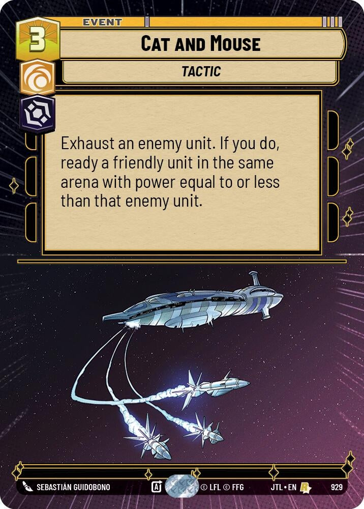 Cat and Mouse (Hyperspace Foil) (929) (JTL)