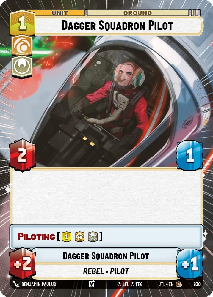Dagger Squadron Pilot (Hyperspace Foil) (930) (JTL)