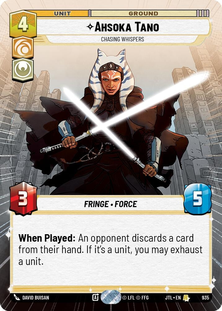 Ahsoka Tano - Chasing Whispers (Hyperspace Foil) (935) (JTL)