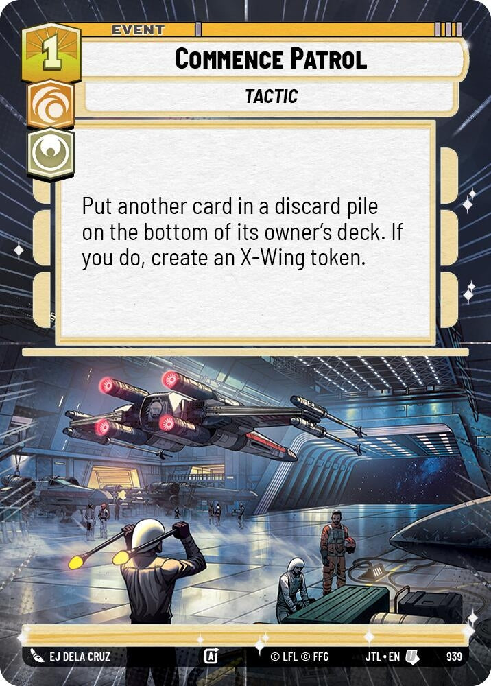 Commence Patrol (Hyperspace Foil) (939) (JTL)