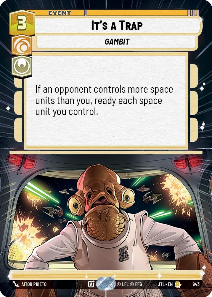 It's a Trap (Hyperspace Foil) (943) (JTL)