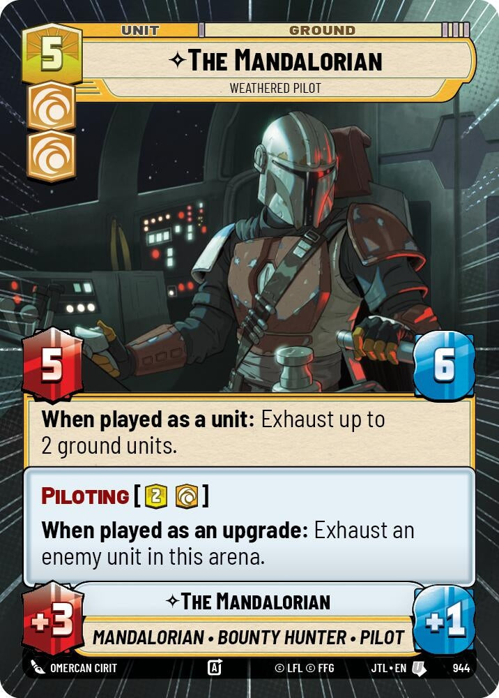 The Mandalorian - Weathered Pilot (Hyperspace Foil) (944) (JTL)