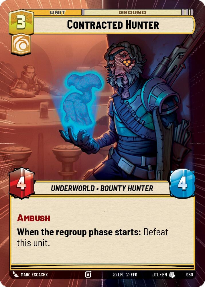 Contracted Hunter (Hyperspace Foil) (950) (JTL)