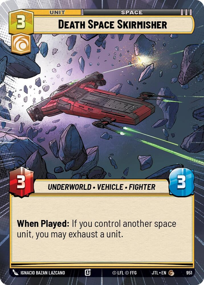 Death Space Skirmisher (Hyperspace Foil) (951) (JTL)