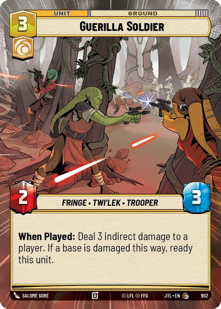 Guerilla Soldier (Hyperspace Foil) (952) (JTL)
