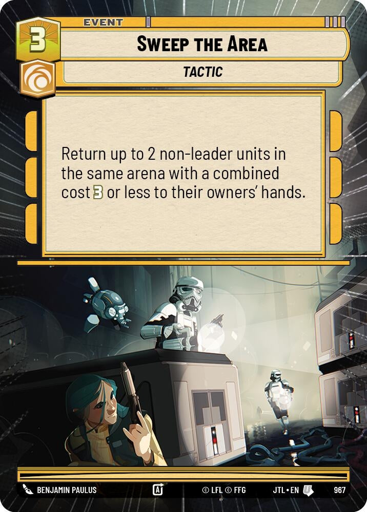 Sweep the Area (Hyperspace Foil) (967) (JTL)