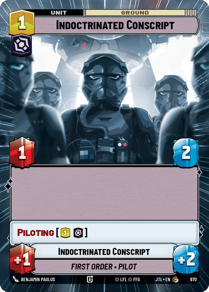 Indoctrinated Conscript (Hyperspace Foil) (970) (JTL)