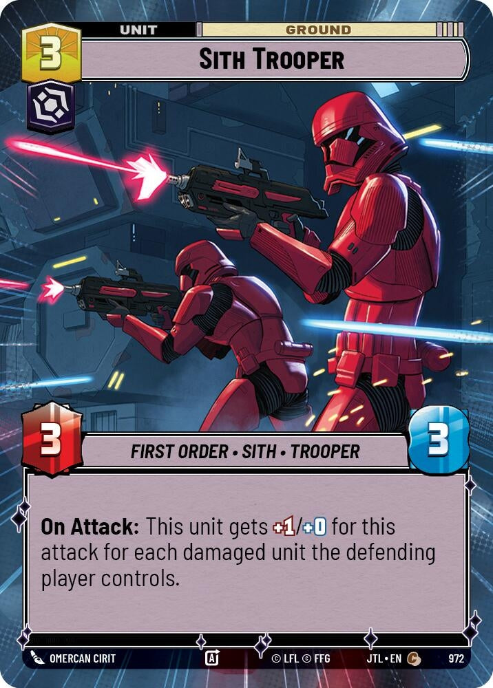 Sith Trooper (Hyperspace Foil) (972) (JTL)
