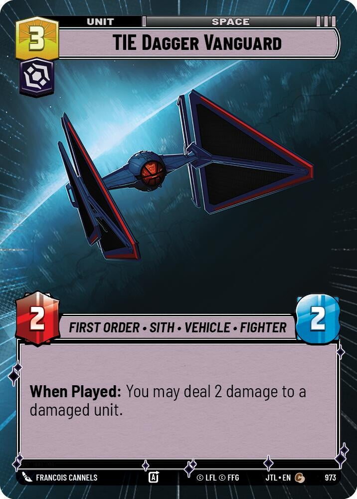 TIE Dagger Vanguard (Hyperspace Foil) (973) (JTL)