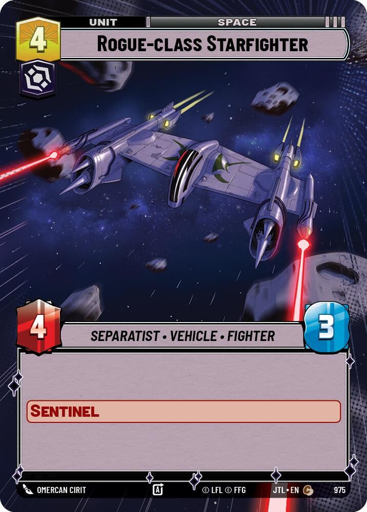 Rogue-class Starfighter (Hyperspace Foil) (975) (JTL)