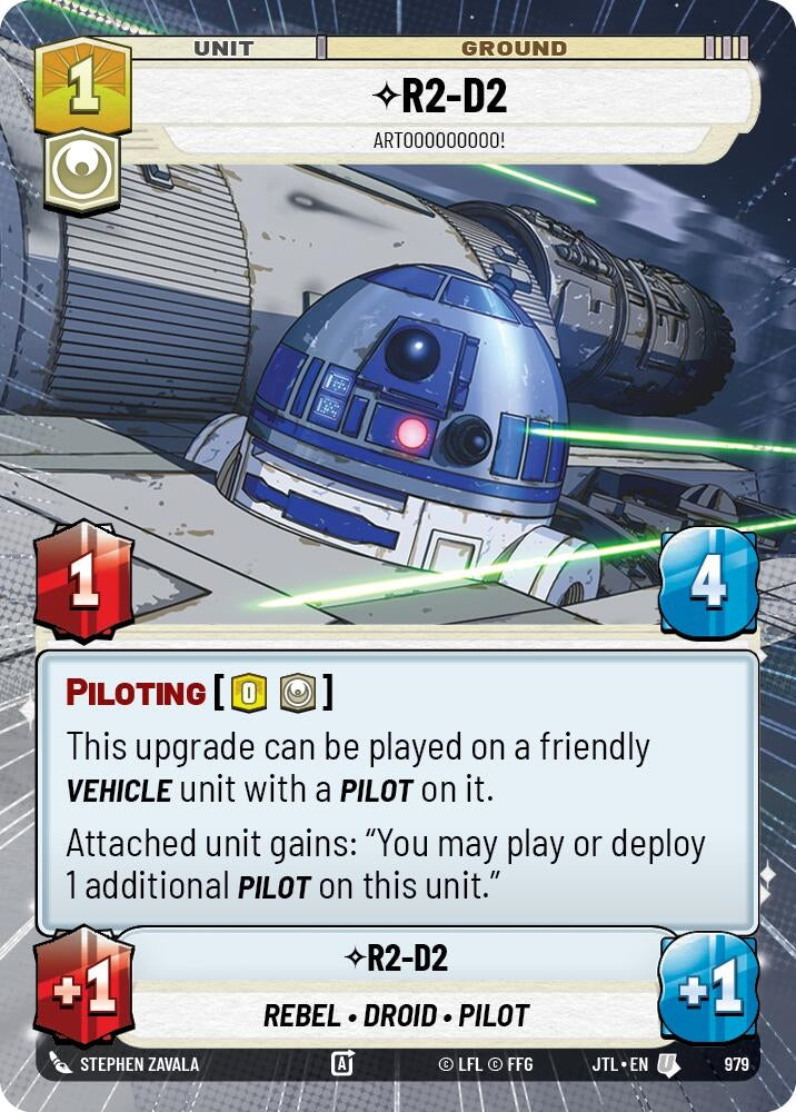 R2-D2 - Artooooooooo! (Hyperspace Foil) (979) (JTL)
