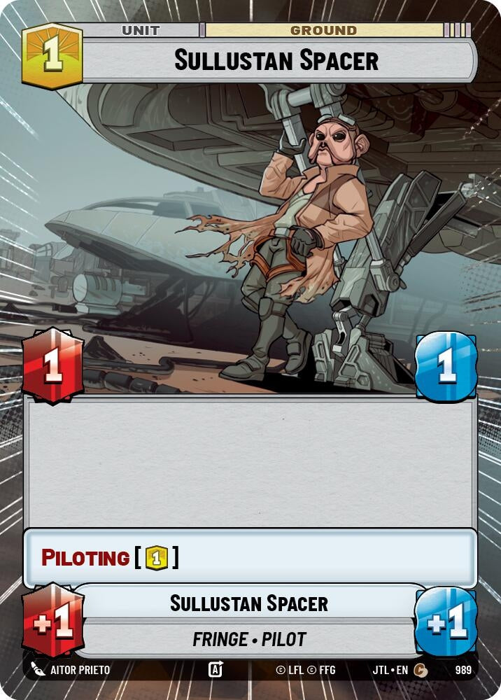 Sullustan Spacer (Hyperspace Foil) (989) (JTL)