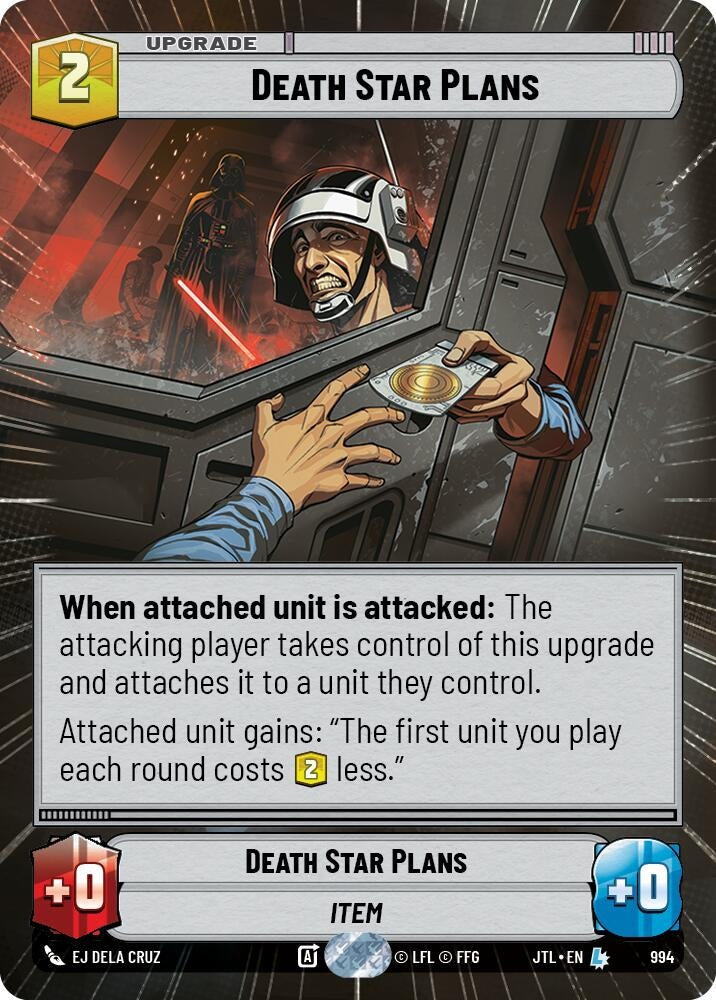Death Star Plans (Hyperspace Foil) (994) (JTL)