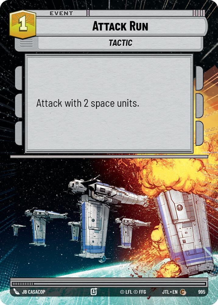 Attack Run (Hyperspace Foil) (995) (JTL)