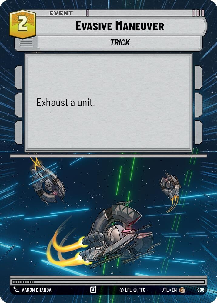 Evasive Maneuver (Hyperspace Foil) (996) (JTL)